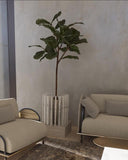 Marble Slice Pot  - 90CM